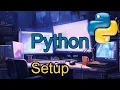 Python Tutorial Part 1 - Setup Python and Start Coding in 3 Minutes