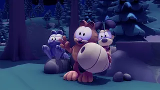 🌿🐱 Garfield na Selva! 🌳🍎 Será que Eles Vão Encontrar Comida? 🍃😹