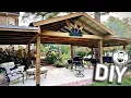 DIY Outdoor Kitchen Pavilion Build Step-by-Step Backyard BBQ Project Teach a Man to Fish