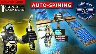 Rotating Solar Panels - How To Use Scripts in Space Engineers