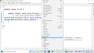Create your first Java Project on Eclipse How do I create a new Java class in Eclipse
