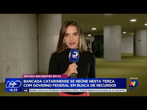 Bancada catarinense se reúne em Brasília em busca de recursos para reparos após as enchentes