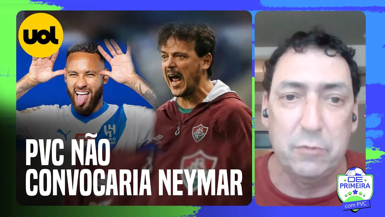 PVC DIZ QUE NÃO CONVOCARIA NEYMAR PARA A SELEÇÃO BRASILEIRA: 'ELE DESISTIU, EU DESISTO JUNTO'