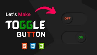 How To Make Toggle Button Using Html Css Very Simple JavaScript Es6