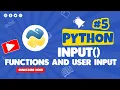 05 User input function in Python
