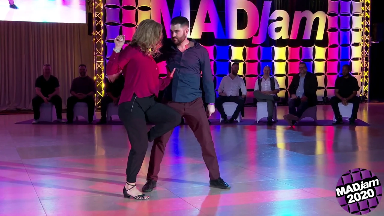 Improv West Coast Swing - Ben Morris & Brandi Guild - MadJam 2020 Champions Jack & Jill 2nd Place