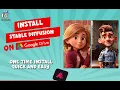 Easy Install Stable Diffusion on Google Drive Tutorial - No GPU