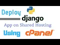 How To Deploy Django Application In CPANEL 2022 SIMPLE