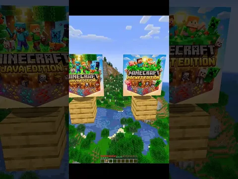 Minecraft Java Edition (VS) Minecraft Pocket edition