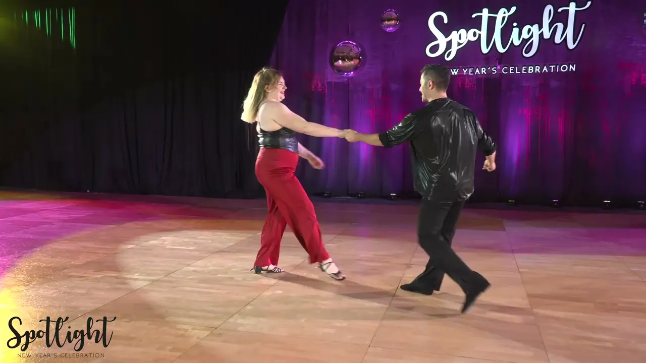Spotlight New Year's Celebration 2025/2026 Pro Am Novice Routine Abby Weaver with Jesse Lopez