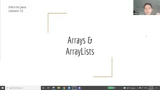 Intro to Java Lesson 12