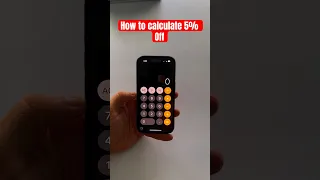 Easiest Way To Calculate 5 Off A Price Shorts Calculator Fypシ Viral Fyp 