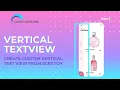 Vertical TextView Mobile app design tutorial Beginner s guide Part 2