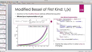 Java for Scientific Computing Modified Bessel Function of the First Kind