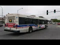 21 CERMAK BUS AT STOP CTA BUS NOT IN SERVICE ON WAY TO KEDZIE GARAGE CICERO IL 21