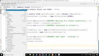 Java Socket Programming 2 - Single interaction single client