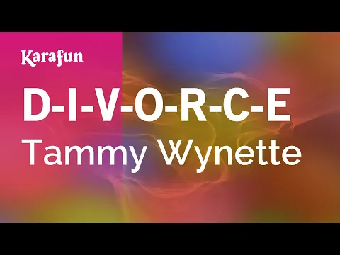 Download MP3 PERCERAIAN - Tammy Wynette | Versi Karaoke | KaraFun