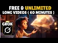 Lagu Generate Long YouTube (16:9) Videos Using Grok — FREE \u0026 UNLIMITED