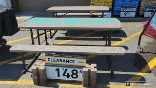 150 Picnic Table At Lowes