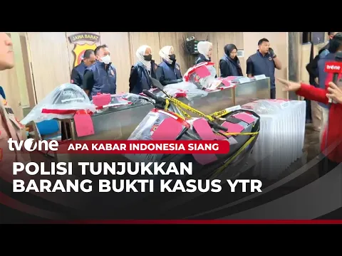 Polisi Pamerkan Barang Bukti Penyekapan dan Penganiayaan YTR
