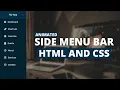Animated Responsive Navbar with CSS Animated Responsive Navbar Tutorial