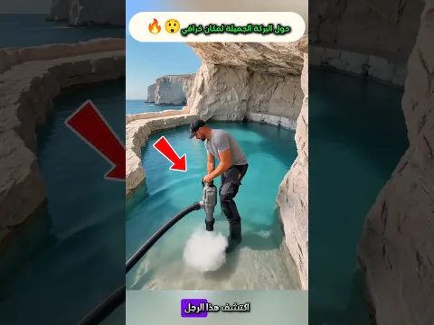 حول البركة الجميلة لمكان خرافي 😲🔥