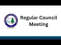 Regular Council - July 21 2026