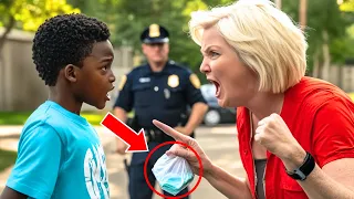 Racist Neighbor Plants DRUGS on Innocent Black Boy, Then Rushes POLICE To His Door!