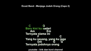 Download Menjaga Jodoh Orang - Dcozt Band Lirik Dan Chord Cover MP3