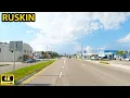 Ruskin Florida Driving Through