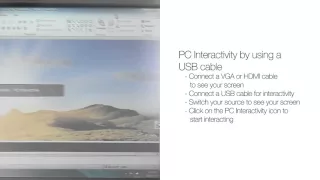 Epson Interactive Projector Tutorial - PC Interactivity