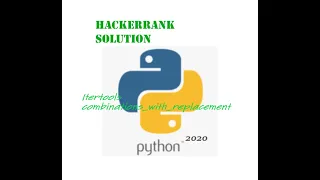 Itertools combinations with replacement HackerRank solution