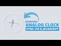 How To Creating Analog Clock In Html