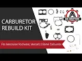 Carburetor Rebuild Kit - Fits Mercruiser Rochester Mercarb 2 Barrel Carburetor
