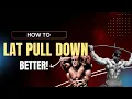 How to Lat Pull Down - Dorian Yates Explains
