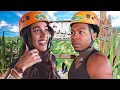 Deshae Frost \u0026 British Bae Go Ziplining On Their Honeymoon!
