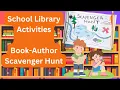 Scavenger Hunt Games For The School Library Activities
