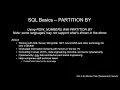 SQL Basics How To Use PARTITION BY and Why