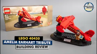 LEGO 40450 Amelia Earhart tribute GWP set detailed building review