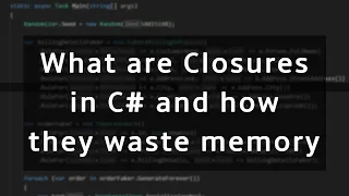 What are Closures in C and why you NEED to know about them