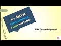 Installing Software of Java How to set Environment Path on Windows Core Java Hindi