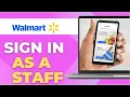 How To Sign In To Walmart Employee Account