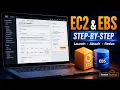 Launch EC2 Instance Attach EBS Volume in AWS Step-by-Step Practical Guide