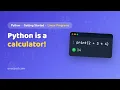 Learn Python the Fun Way Python Is a Calculator Episode 3