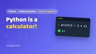 Learn Python the Fun Way Python Is a Calculator Episode 3