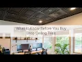 What to Know Before You Buy Drop Ceiling Tiles
