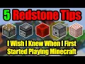 5 Redstone Tips Every Beginner Should Know