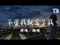 韩超 - 不爱我就忘了我【动态歌词/Pinyin Lyrics】Han Chao - Bu Ai Wo Jiu Wang Le Wo