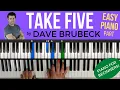Take Five by Dave Brubeck - Main Piano Part It s easier than you might think
