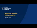 Mintel Academic Overview